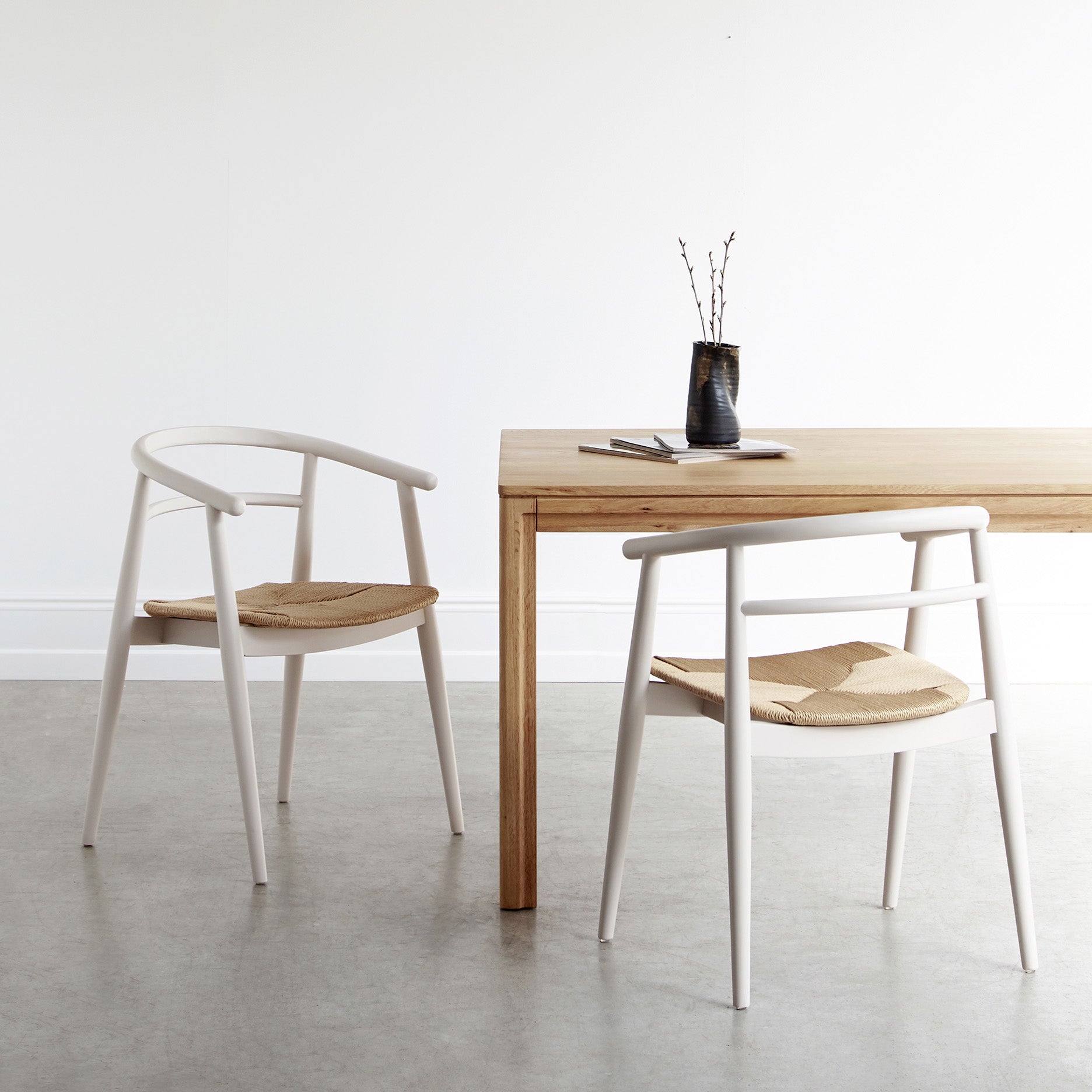 Søndervig Esszimmerstuhl - Weiß